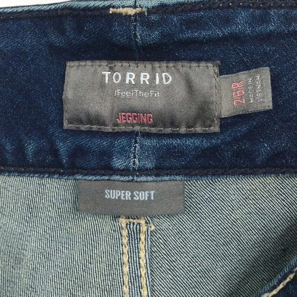 TORRID Women's Plus Size 26 Jegging Skinny Super Soft High-Rise Jeans‎ Stretch